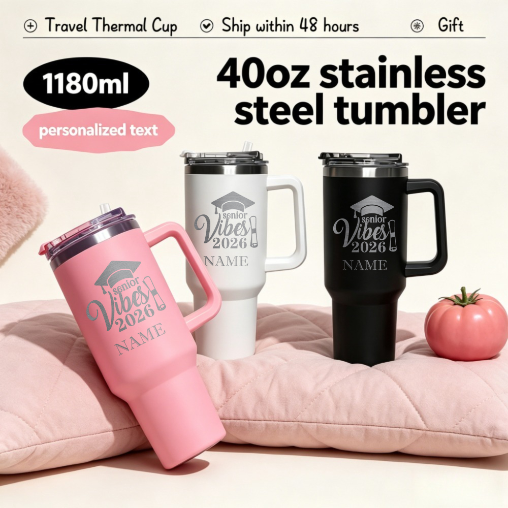 Coffee Equipment Gift - 1L Graduate personalized text bottle Stainless