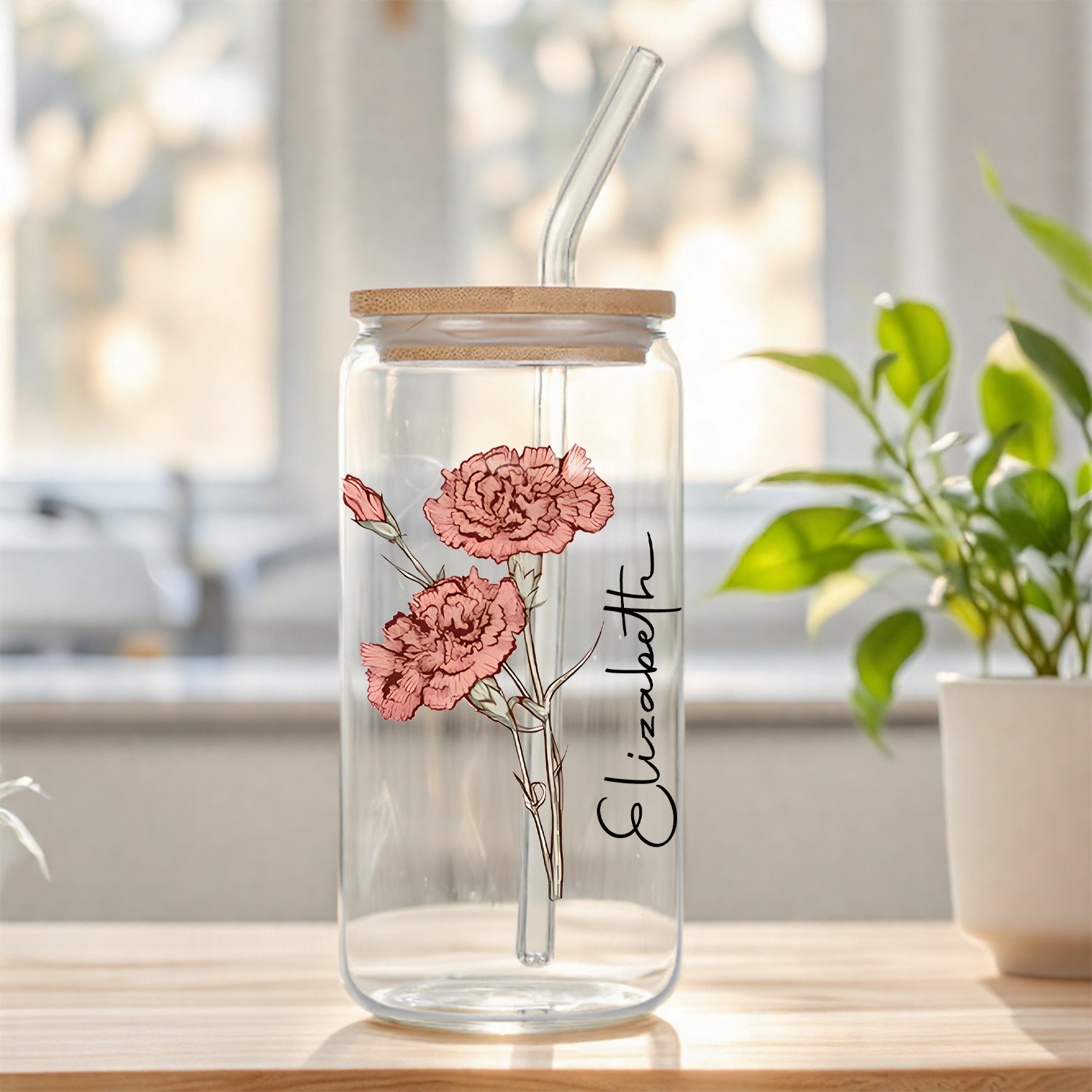 Personalized Floral Retro Iced - Coffee Equipment Gift recension och pris