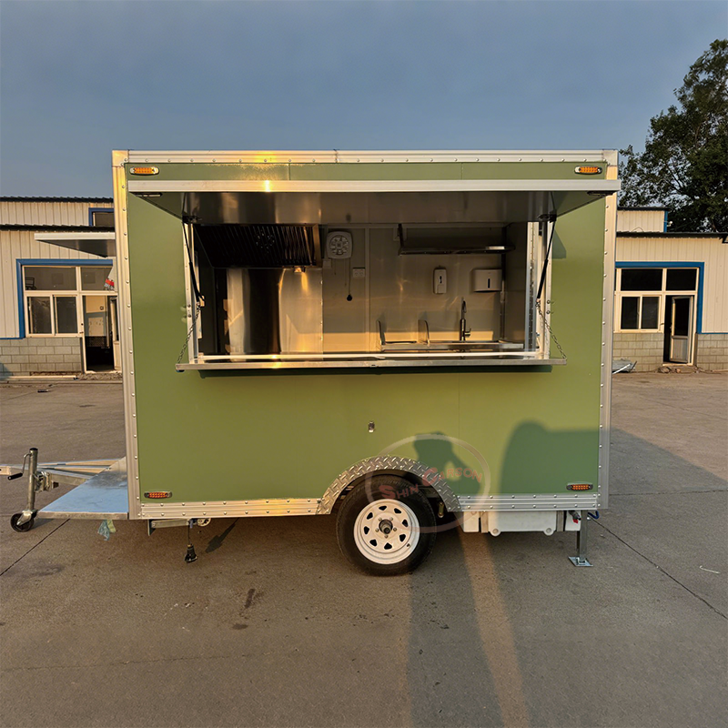 Concession Food Truck Trailer  - Equipment Of Coffee Shop recension och pris