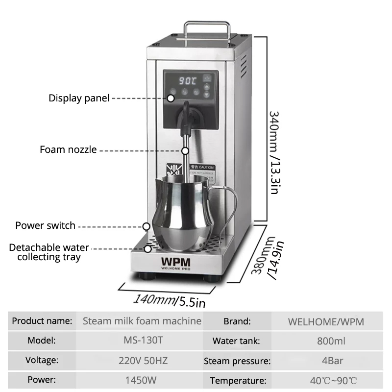 Boiling Water Machine Milk Bub - Equipment Of Coffee Shop recension och pris