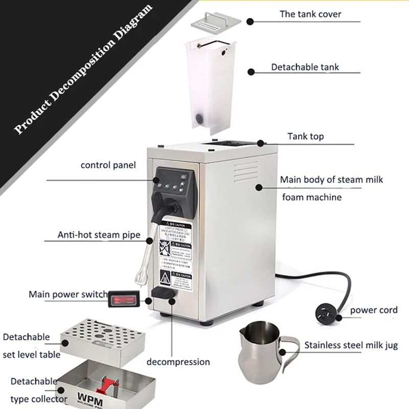 Boiling Water Machine Milk Bub - Equipment Of Coffee Shop recension och pris