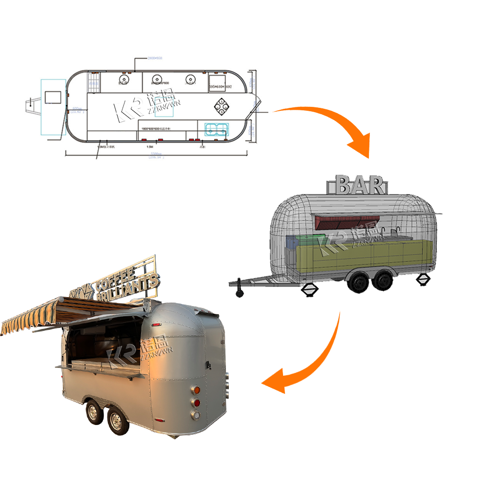 2026 New Design Mobile Food Tr - Equipment Of Coffee Shop recension och pris