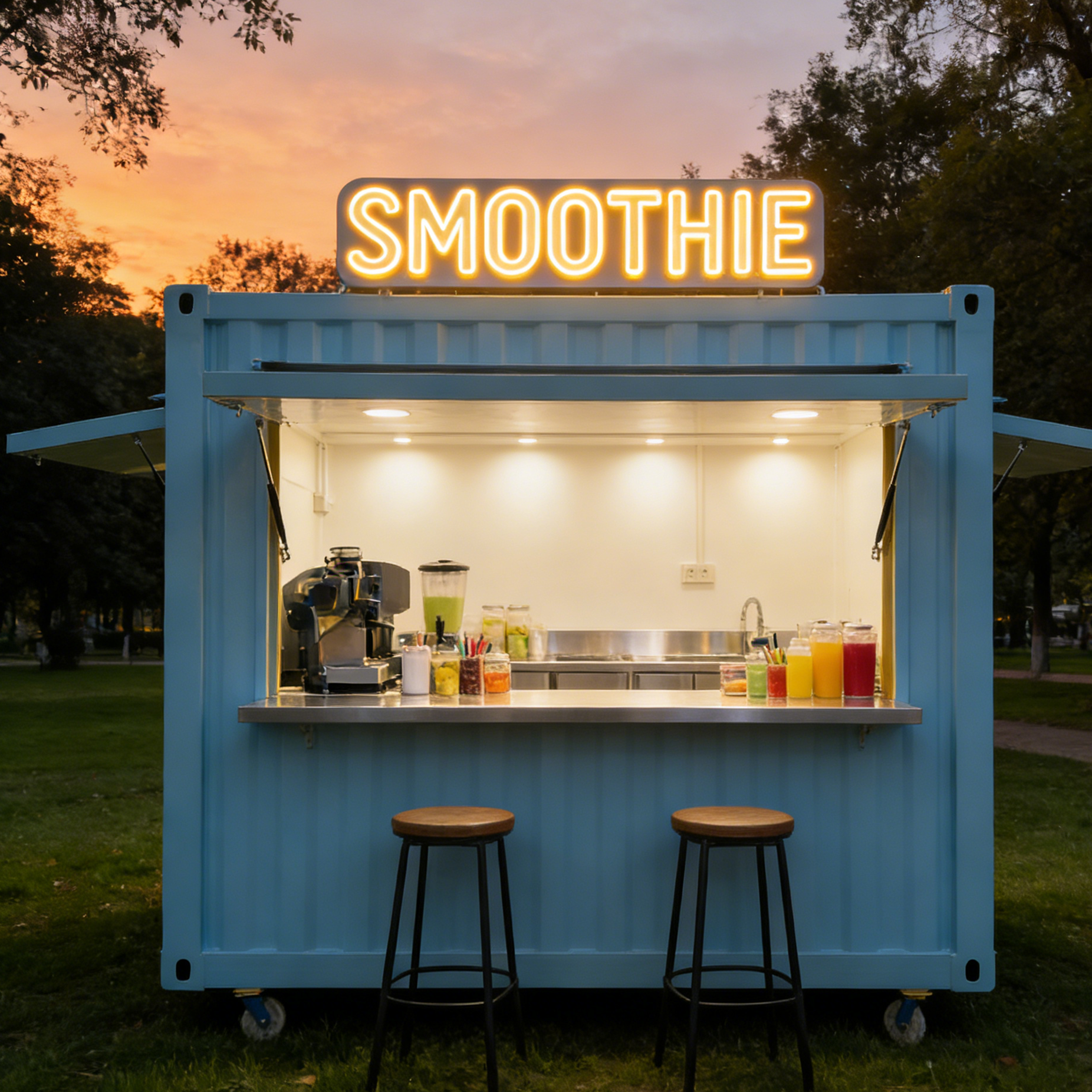 Modern Container Bar Container - Equipment Of Coffee Shop recension och pris